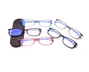 Reading glasses with case for attaching to the phone YJ-6012