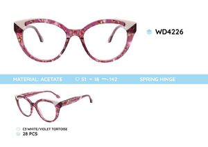 Plastic acetate eyeglasses frame for women WD4226