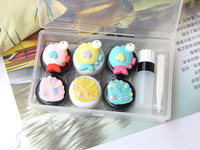 Mini set with contact lens cases XF3892, 3pcs