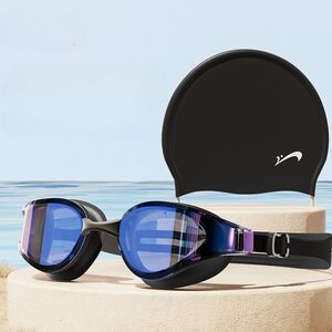 Очки для плавания водонепроницаемые с защитой от запотевания, диоптрии от -2.00 до -6.00, YJ09-YU