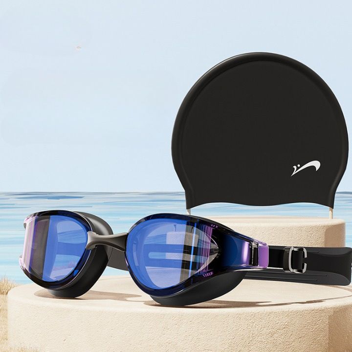 Очки для плавания водонепроницаемые с защитой от запотевания, диоптрии от -2.00 до -6.00, YJ09-YU