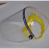 Маска защитная пластиковая прозрачная/коричневая