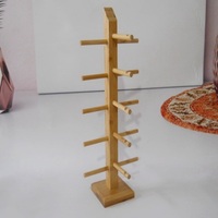 Подставка для очков деревянная настольная на 3/4/5/6/8/10/12 мест A-113