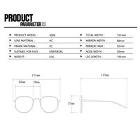 Plastic glasses with blue light protection for women 3009-PN