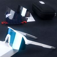 Очки защитные противоударные спортивные с поляризационными линзами с 2 насадками + тест-карточка + рамка для диоптрийных линз 2641561-S3-DX