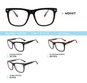 Plastic acetate eyeglasses frame for women WD1417