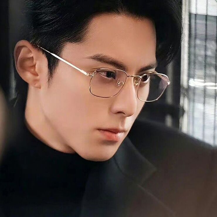 Очки металлические мужские с защитой от синего света 9166-PN