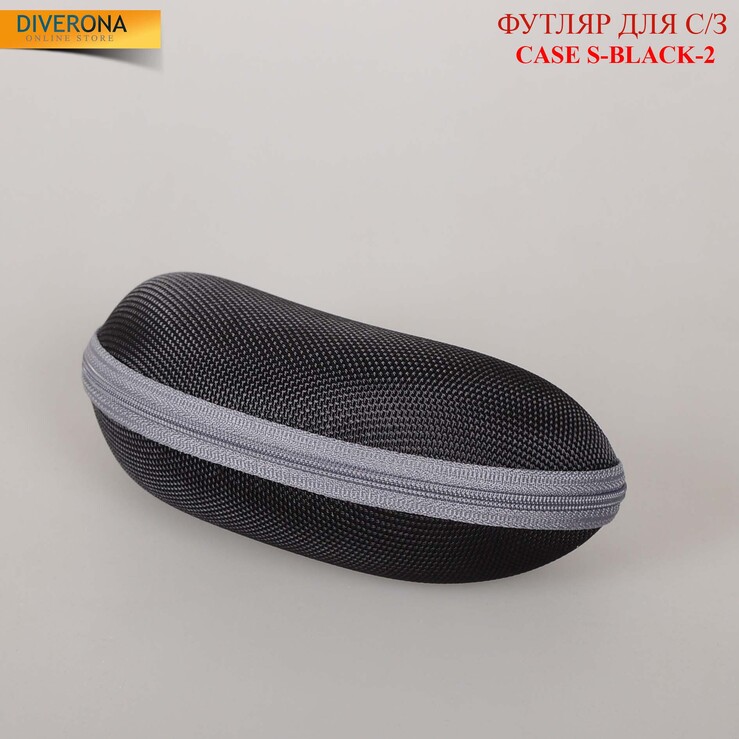 Футляр для солнечых очков на молнии CASE S-BLACK-2
