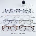 Оправа гибридная, металл + TR90, линзы с Blue Block покрытием SANTA 01242