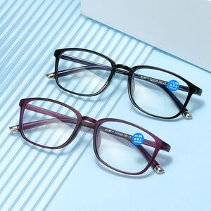 Plastic eyeglasses for reading Blue ray cut, diopters from 0.00 to +4.00, PD62-64 KY8011-7
