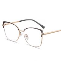 Metal glasses with blue light and UV protection 9707-3-GT