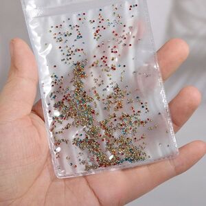 Set of rhinestones with a pointed bottom for frames and glasses JD0007 decoration, 1.6 mm, 1440 psc. (price per pack, min. order - 3)