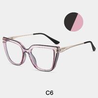 TR90 plastic frame or glasses with blue light protection, with spring hinges FA87314