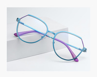 Metal blue blocker frames for glasses 3034