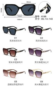 PC plastic sunglasses with metal hinge 6185W
