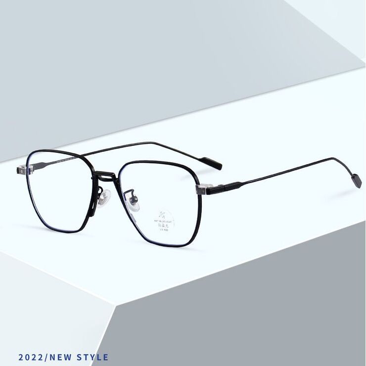 Metal frames with Blue Ray Cut lenses MAMO S31756