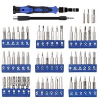 Universal magnetic screwdriver set, 58 in 1 with plastic case