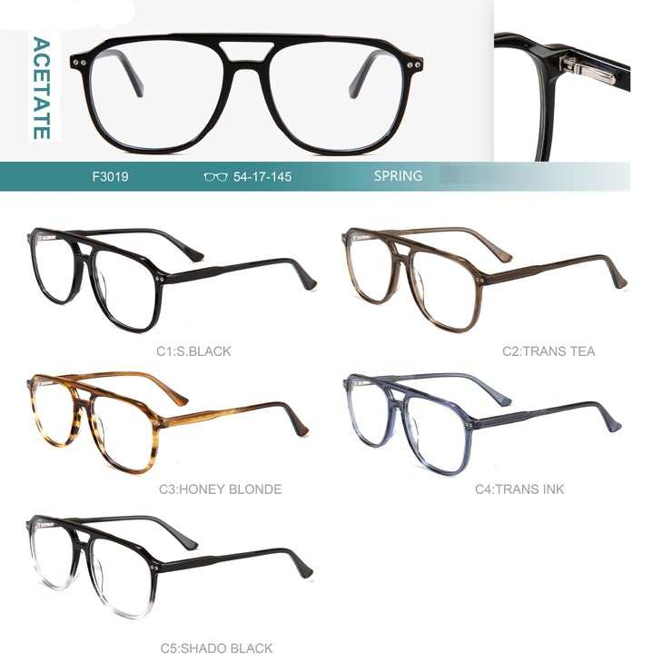 Оправа для очков пластиковая из материала ацетат, с флексом Big City F3019