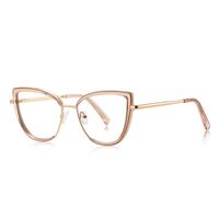 Оправа женская металлическая + пластик TR90, линзы-блюблокеры с защитой от ультрафиолета и синего света More FCS3153