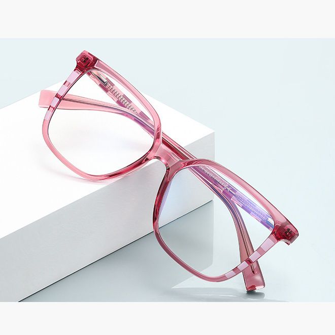 Plastic TR90 frames for glasses with Blue Ray Cut protection and flex hinges FOCUS FCS2132