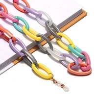 Stylish glasses chain with hearts GB125