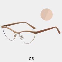 Combined frame (metal + TR90) or glasses with blue light protection, with spring hinges FA87266