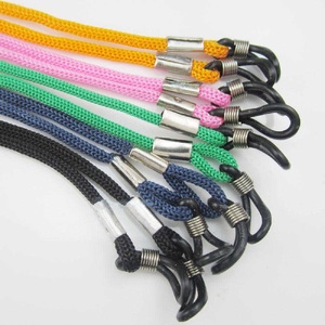 Шнурок для очков плетёный - цветной, чёрный, коричневый, 60 см (цена за упаковку 12 штук)