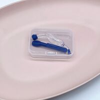 Mini soft contact lens kit with 5 containers KD-888镊子+佩戴勺