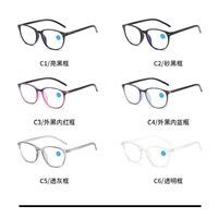 Очки пластиковые для чтения, с защитой Blue ray cut, диоптрии от +0.00 до +4.00, РМЦ=62-64, KY6008-7老花