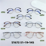 Оправа гибридная, металл + TR90, линзы с Blue Block покрытием SANTA S1672