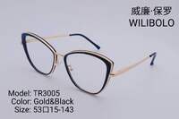 Оправа металл + TR90 ультратонкая с флексом Wilibolo TR3005