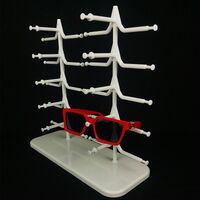 Tabletop plastic glasses stand for 10 slots Y1010