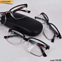 Metal frame eyeglasses Vizzini V8185