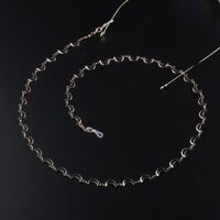 Metal non-slip chain gold, with moon, for glasses and masks GL950
