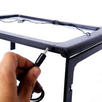 Tabletop magnifying glass with backlight 2121-USB-XX, magnification: 2,5X