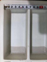 Plastic glasses and frames display for cabinets and drawers with 9 slots