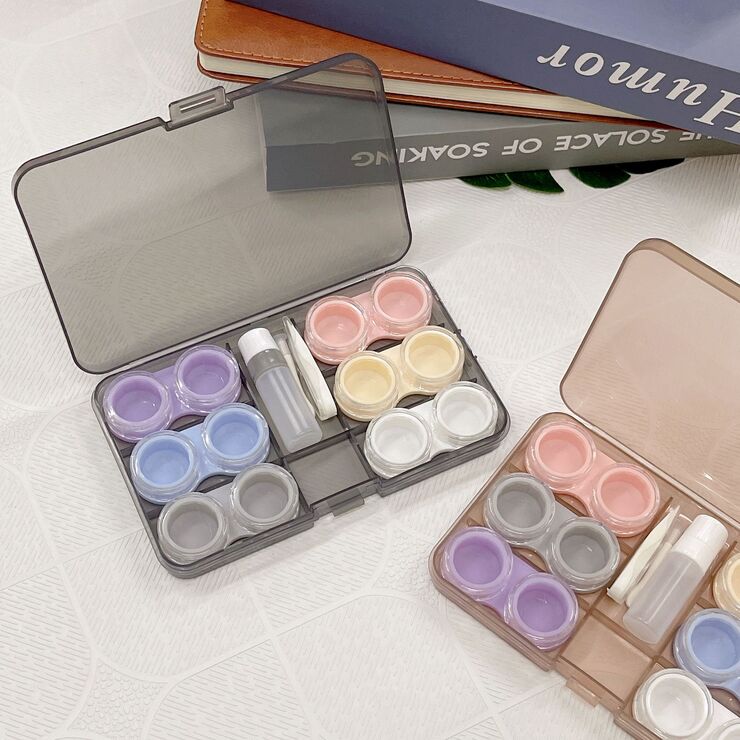 Mini set with contact lens cases DF1008, 6pcs