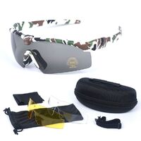 Safety shockproof tactical goggles +3 caps 战术迷彩套装3.0