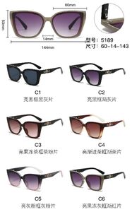 PC plastic sunglasses with metal hinge 5189W