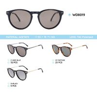 Plastic acetate frame polarized sunglasses WD8019