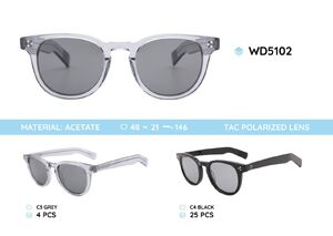 Plastic acetate frames polarized sunglasses WD5102