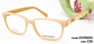 Plastic frames for glasses acetate material DIVERONA DVR0003