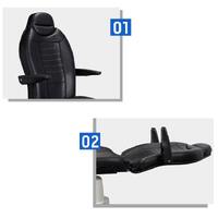 Кресло стационарное со спинкой и подъемником для кабинета офтальмолога WZ-DT-1