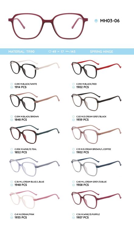 TR-90 plastic frames MH03-06