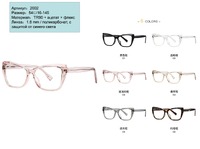 Plastic frames for glasses TR90+CA material (flex hinges) FOCUS FCS2002