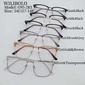 Оправа металлическая ультратонкая женская с флексом Wilibolo G95-283