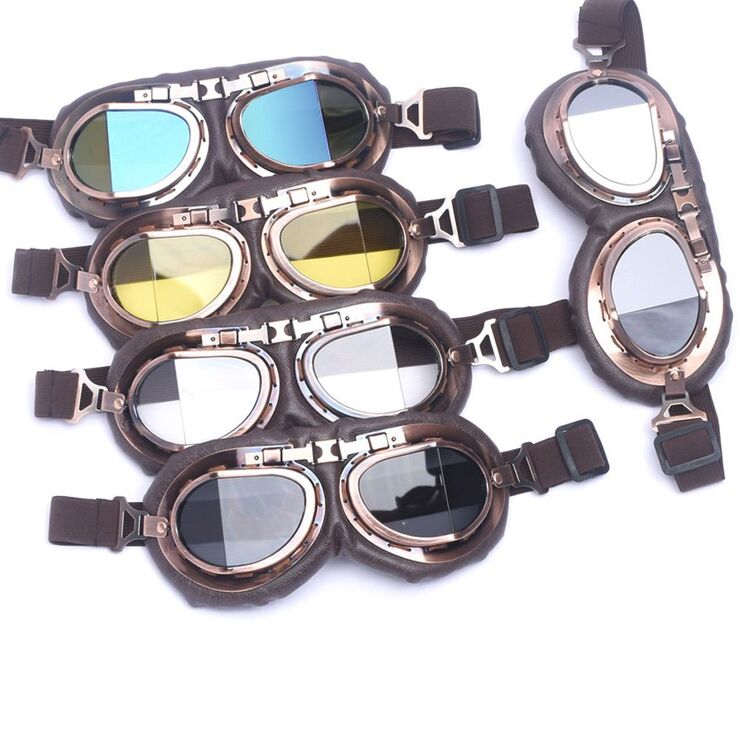 Safety shockproof sports metal goggles 直角镜