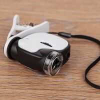 Portable microscope for phone mounting 7004DB, magnification: 55X