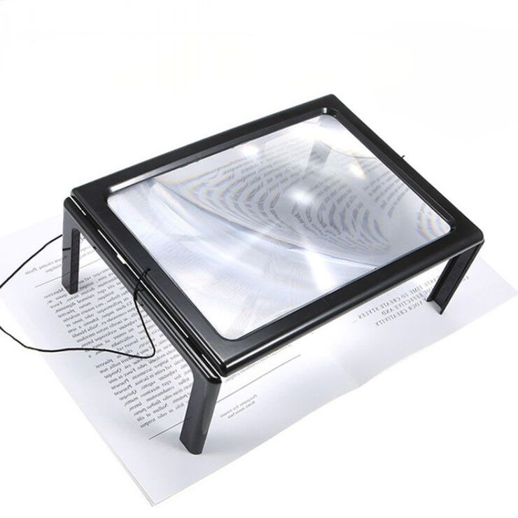 Tabletop magnifying glass with backlight 2121-USB-XX, magnification: 2,5X