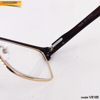 Men's metal eyeglasses Vizzini V8185-FABRIC COVER